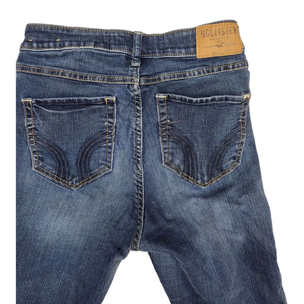 Hollister Super Skinny High-Rise Jeans Dark Wash Denim W25‎ L31